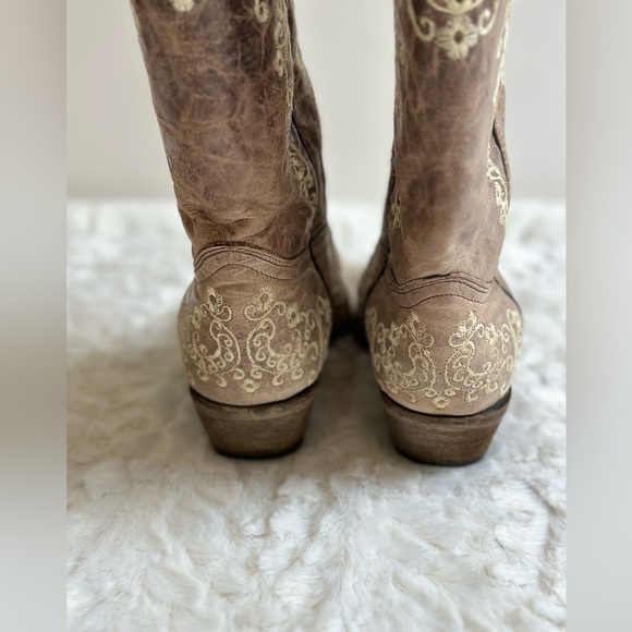 Corral Boot Company Teens Size 3 Cowgirl Snip Toe Boots EUC - Picture 3 of 9